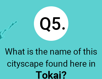 Q5.What is the name of this cityscape found here in Tokai?